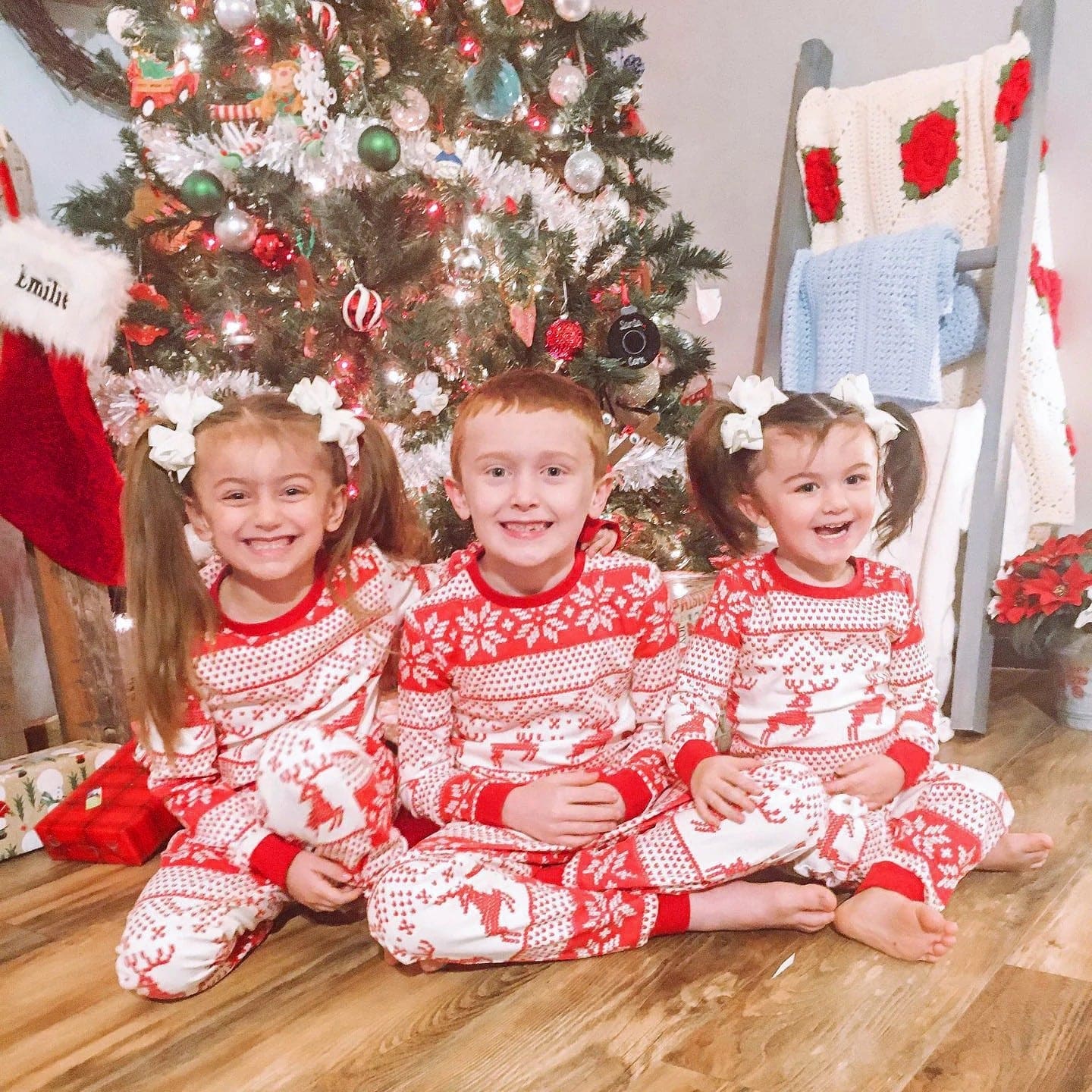 Christmas Pajamas Fall Family Set